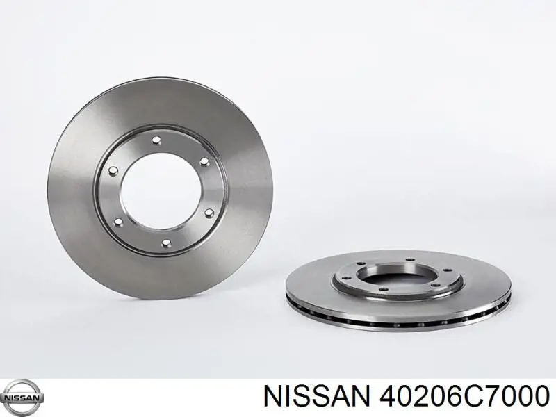 40206C7000 Nissan disco de freno delantero