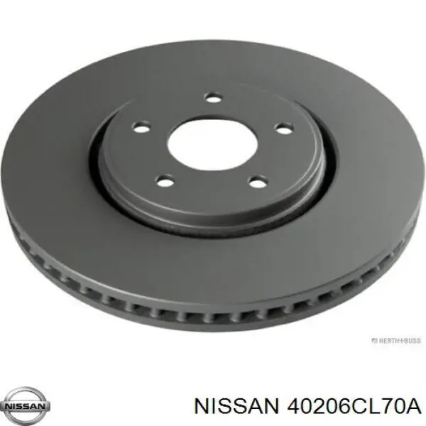 40206CL70A Nissan disco de freno delantero
