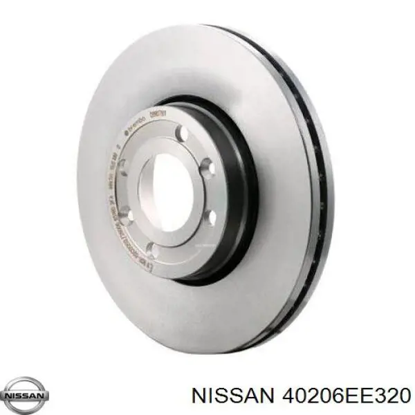 40206EE320 Nissan disco de freno delantero