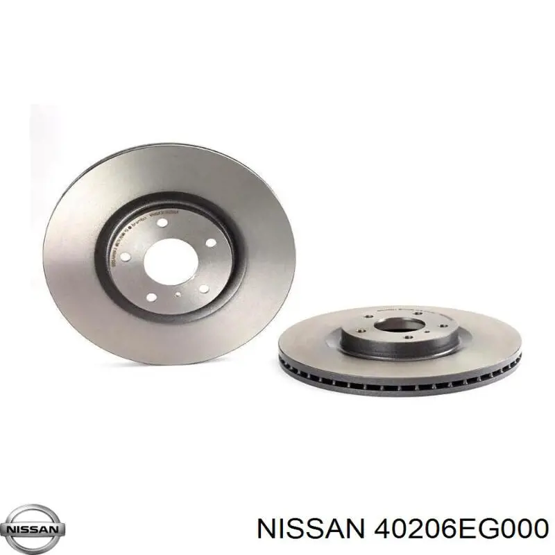 Frenos delanteros Nissan/Infiniti 40206EG000 precio, desde 66,40 EUR