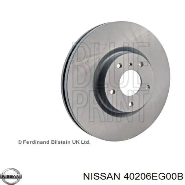 40206EG00B Nissan disco de freno delantero