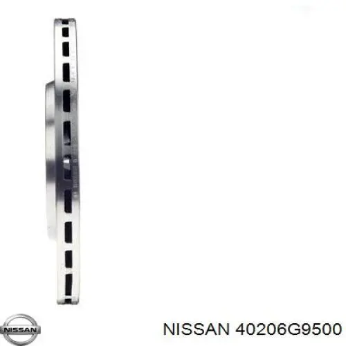 Disco de freno 40206G9500 Nissan/Infiniti