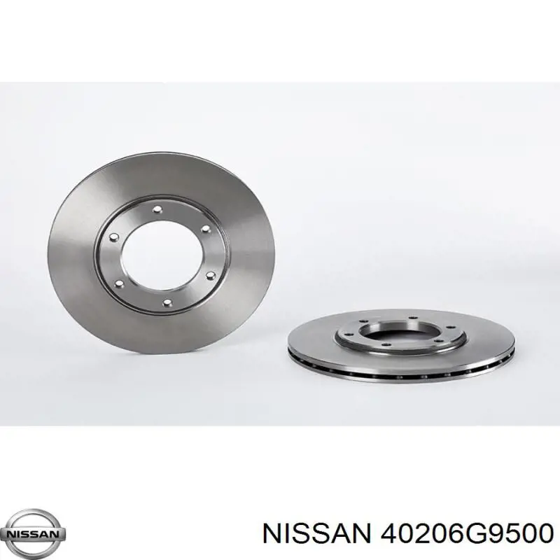 40206G9500 Nissan/Infiniti freno de disco delantero