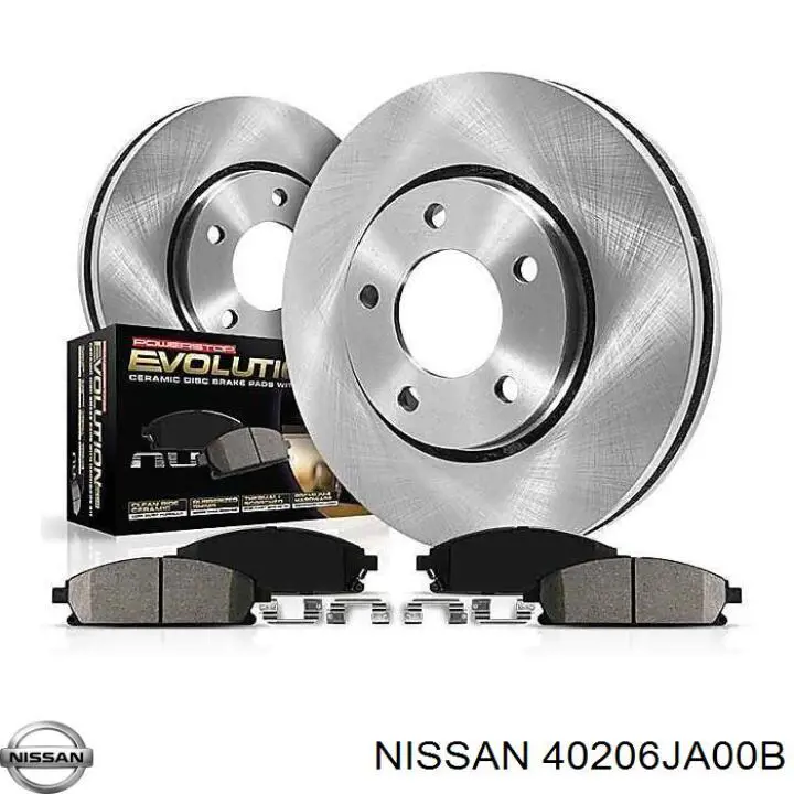 Disco de freno delantero Nissan/Infiniti 40206JN01A