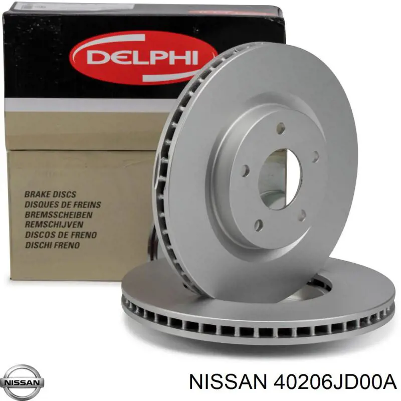 Freno de disco delantero Nissan Qashqai 2 J11