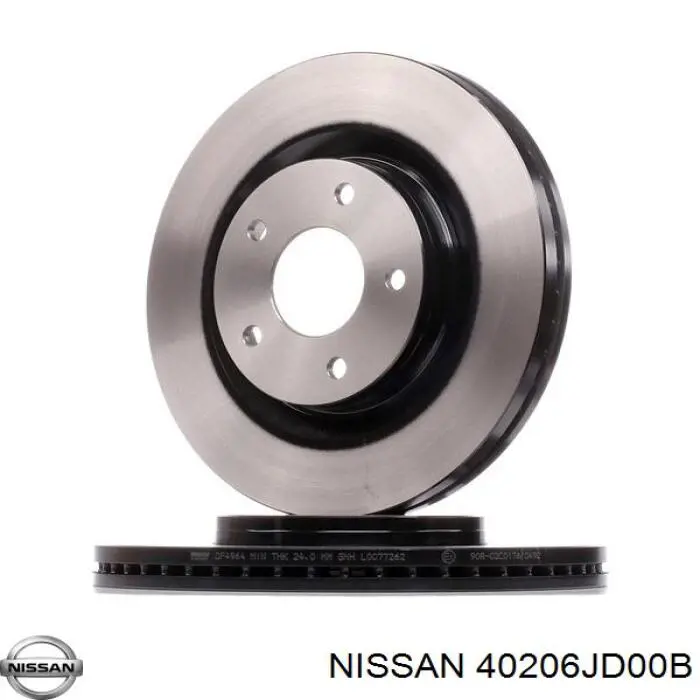 Comprar 40206JD00B Nissan/Infiniti Freno de disco delantero