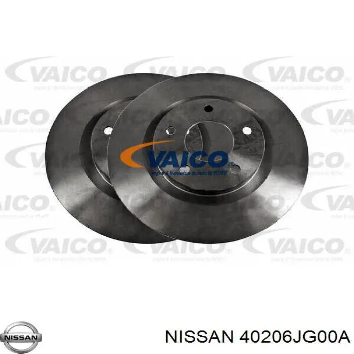 Comprar 40206JG00A Nissan/Infiniti Freno de disco delantero