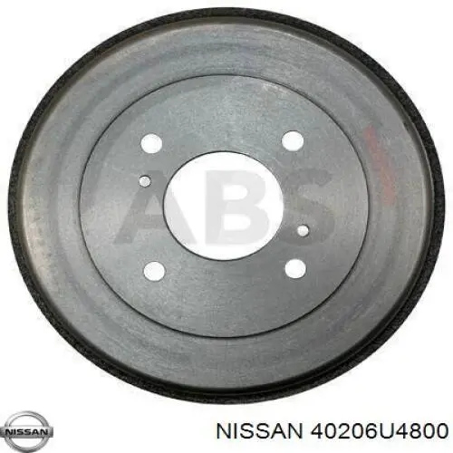 40206U4800 Nissan freno de tambor trasero