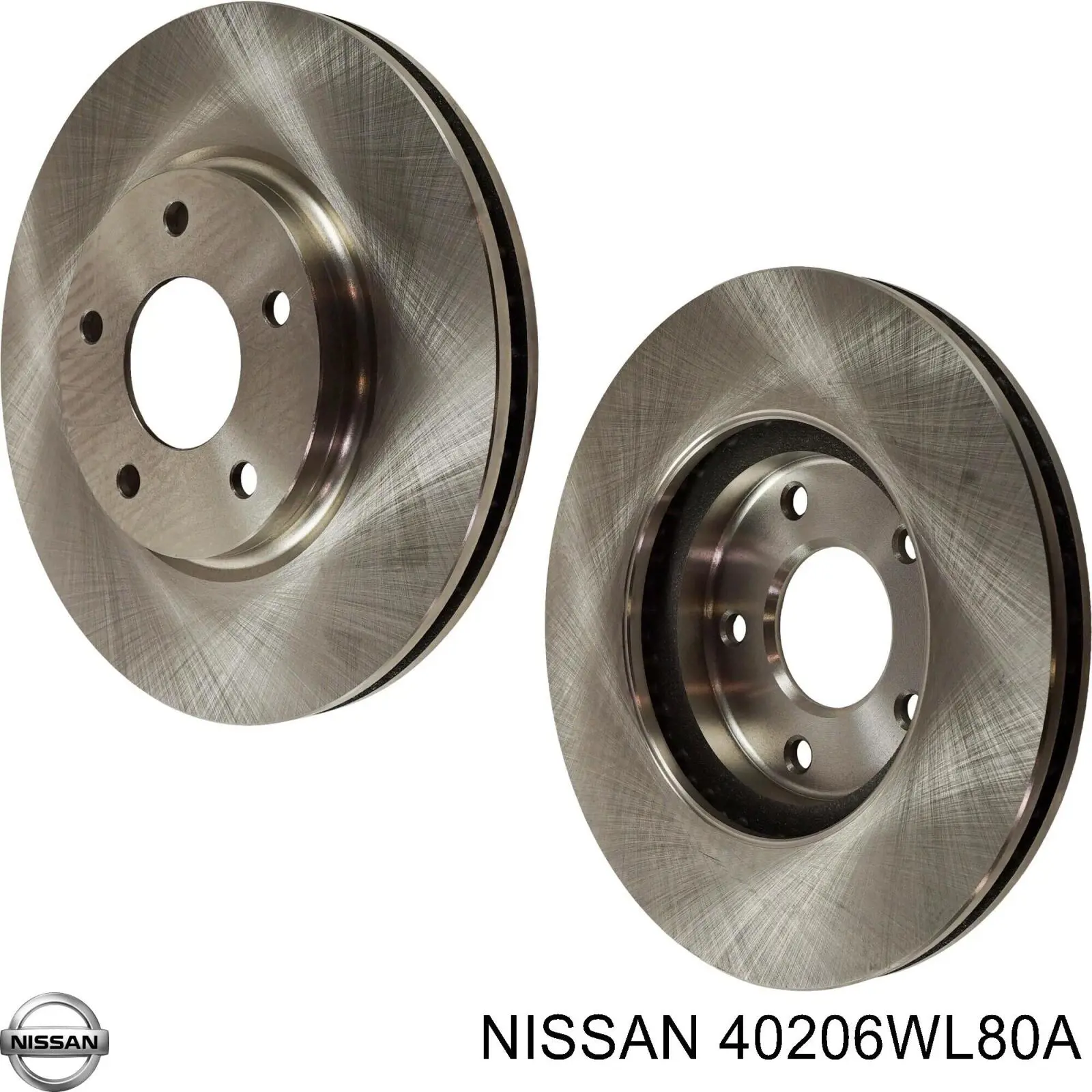 40206WL80A Nissan freno de disco delantero