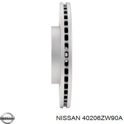 Disco de freno 40206ZW90A Nissan/Infiniti