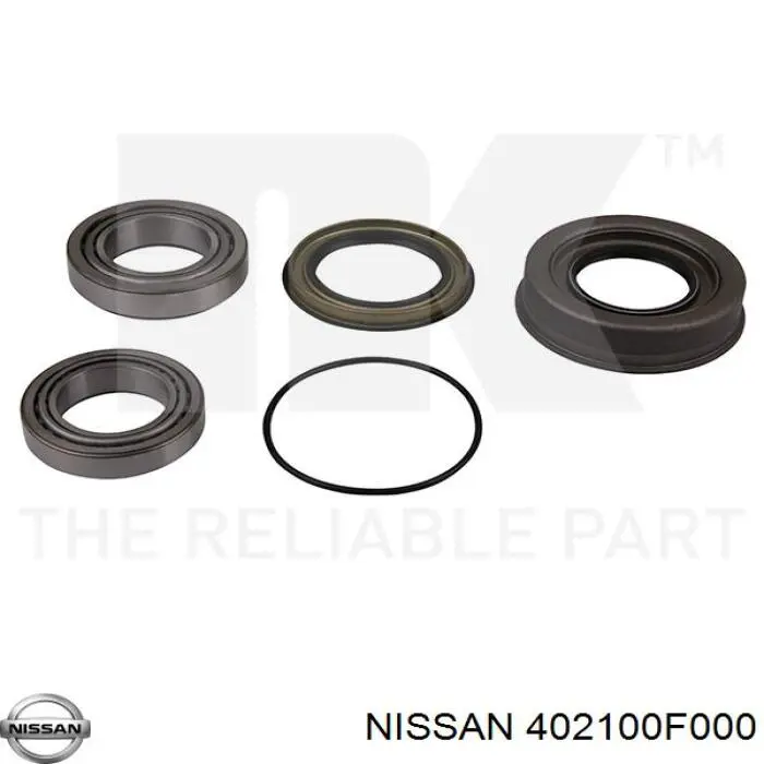 Cojinete interno del cubo de la rueda delantera para Nissan Terrano (WD21)