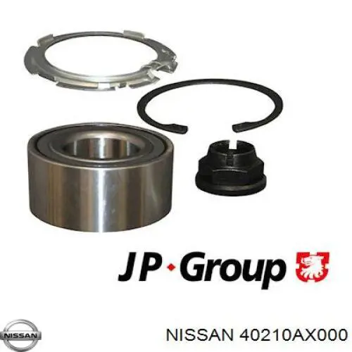 Cojinete de rueda delantero 40210AX000 Nissan/Infiniti