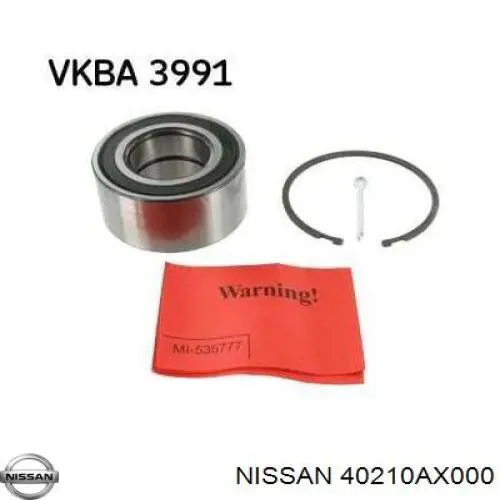 Cojinete de rueda delantero Nissan/Infiniti 40210AX000 precio, desde 26,92 EUR