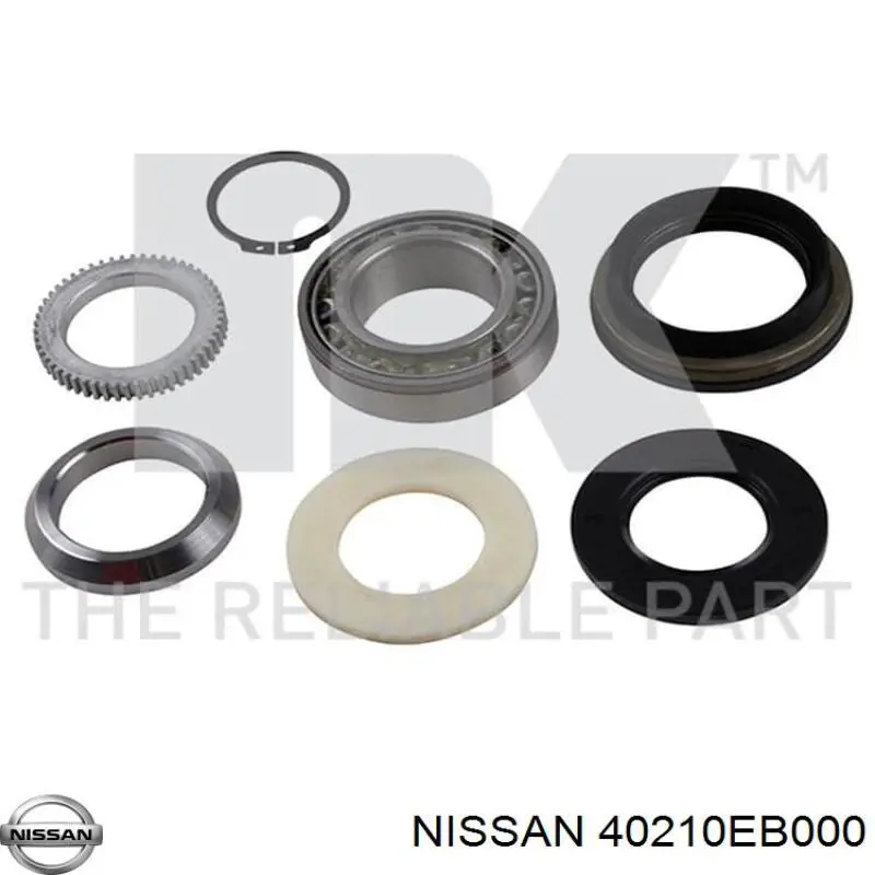 Cojinete del semieje trasero Nissan/Infiniti 40210EB000 precio, desde 32,26 EUR