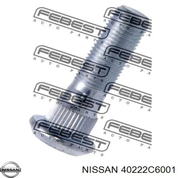 Perno de cubo Nissan/Infiniti 40222C6001 precio, desde 2,86 EUR