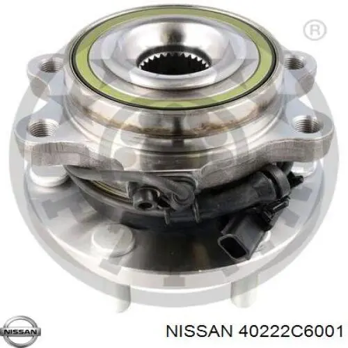 Comprar 40222C6001 Nissan/Infiniti Perno de cubo