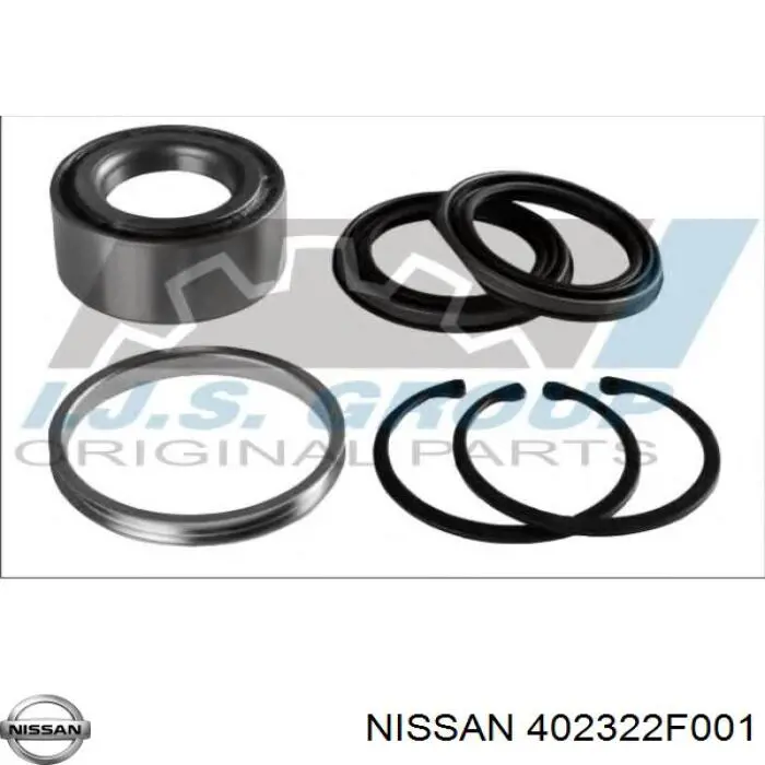 402322F001 Nissan anillo retén, cubo de rueda delantero