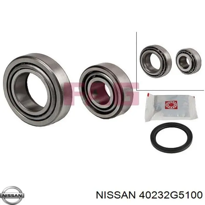 40232G5100 Nissan anillo retén, cubo de rueda delantero