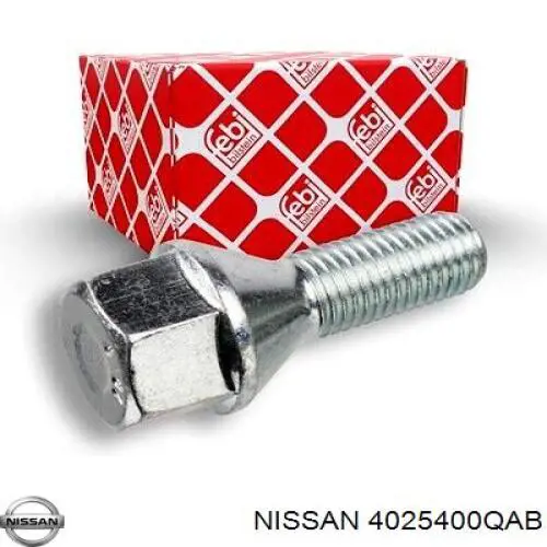 4025400QAB Nissan tornillo de rueda