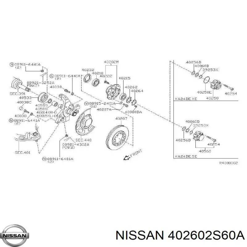  Nissan/Infiniti 402602S601 precio, desde 175,69 EUR