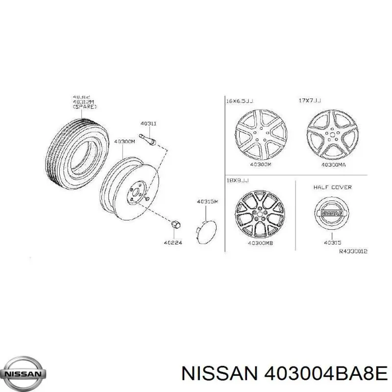 403004BA8E Nissan