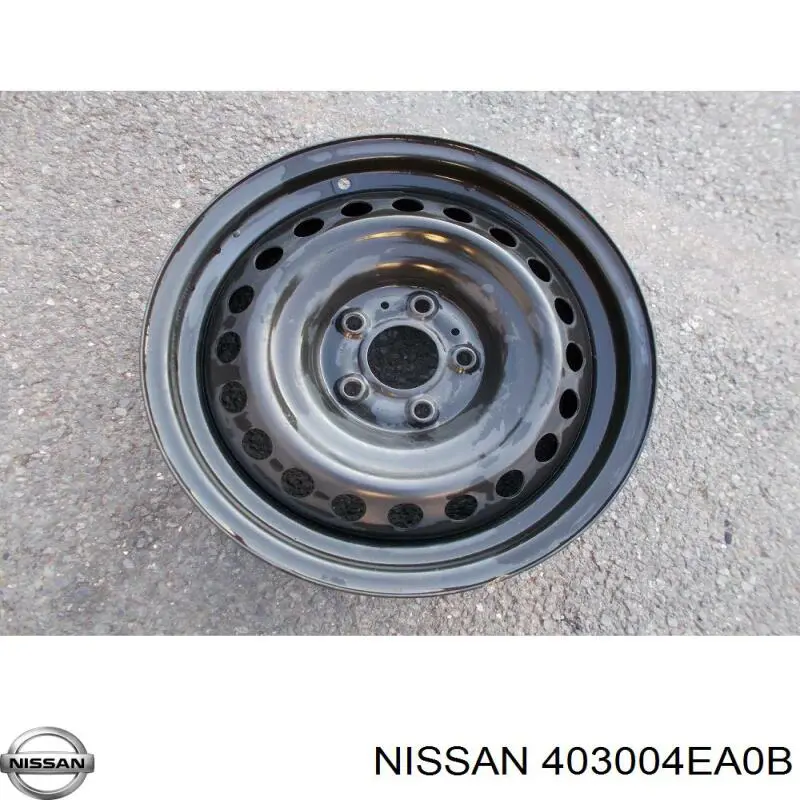 403004EA0B Nissan ruedas de acero (estampado)