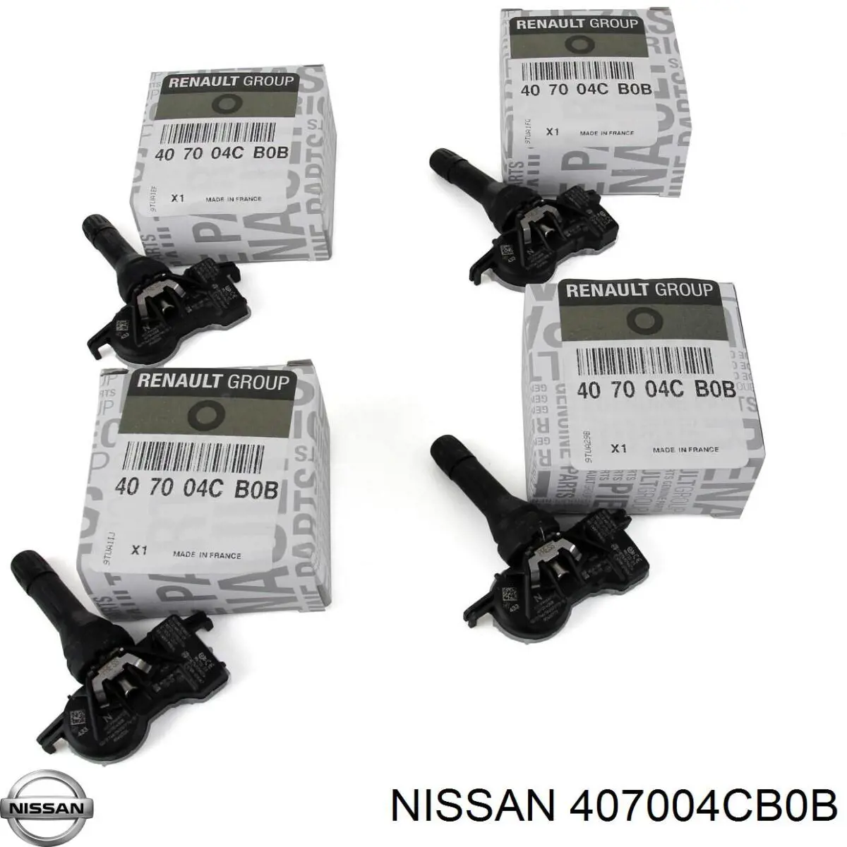 Sensor de presión de neumáticos A2C90115001 Renault (RVI)