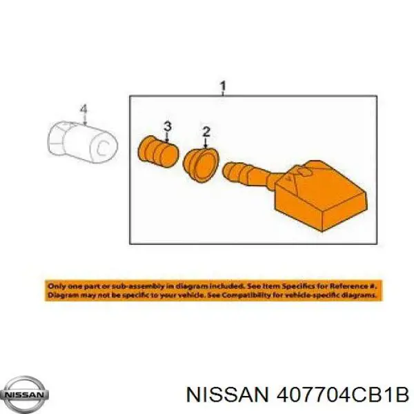 Sensor de presión de neumáticos 1616456580 Peugeot/Citroen