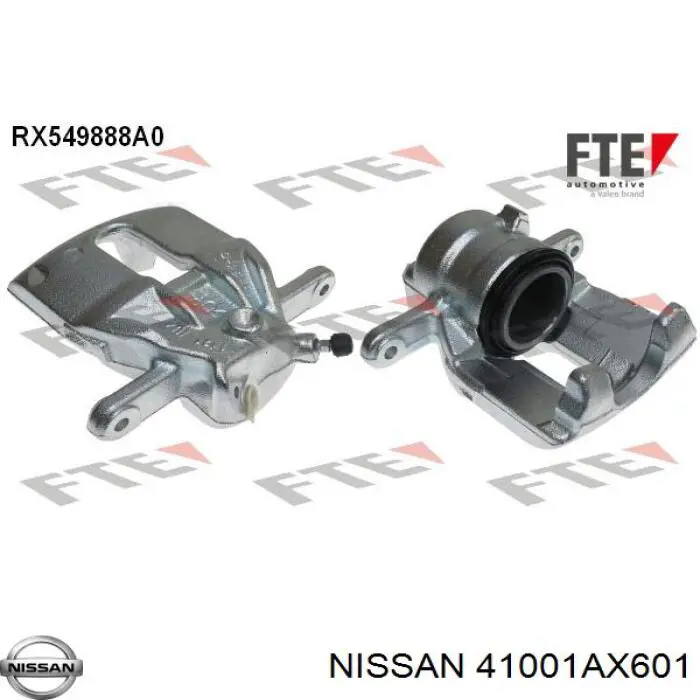 Comprar 41001AX601 Nissan/Infiniti Pinza de freno delantera derecha