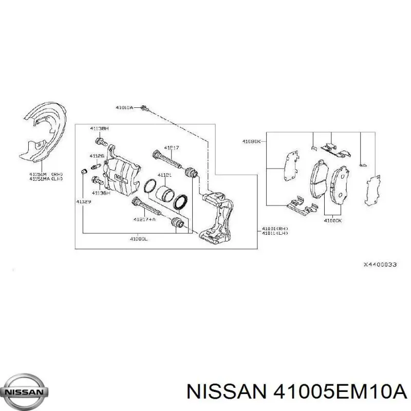 41005EM10A Nissan