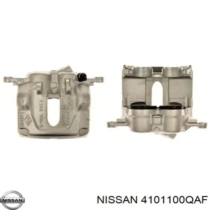 4101100QAF Nissan pinza de freno delantera izquierda