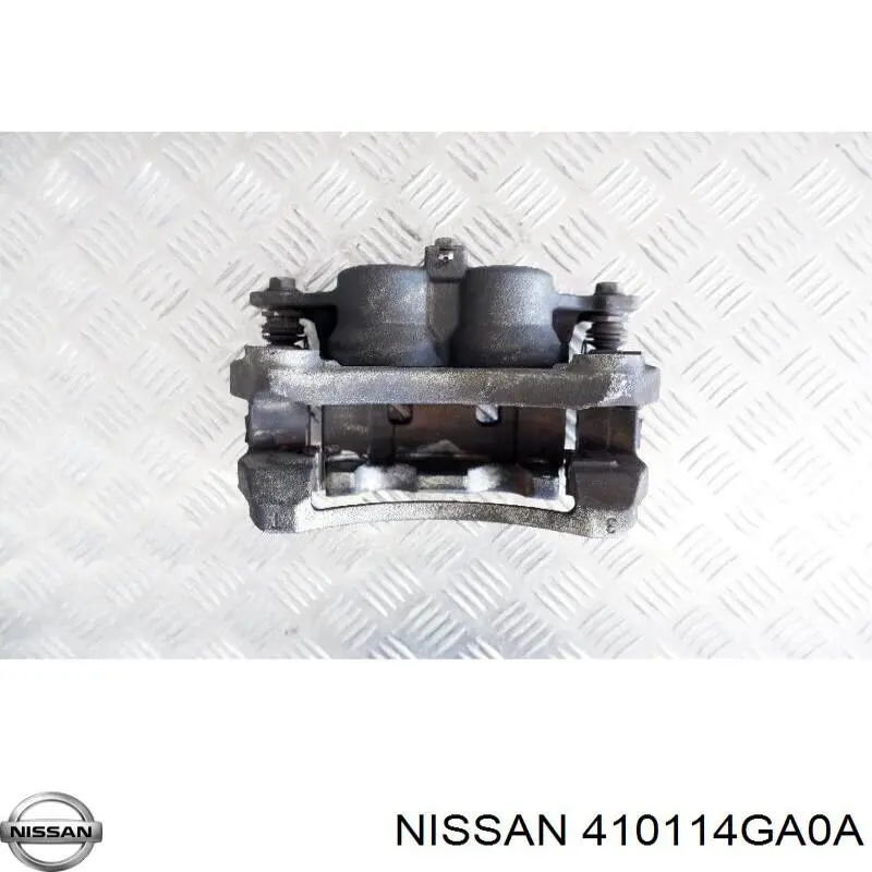 410114GA0A Nissan pinza de freno delantera izquierda