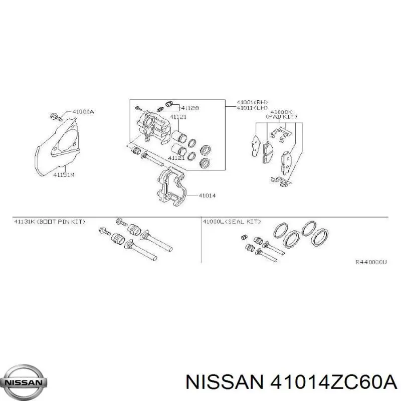 41014ZC60A Nissan