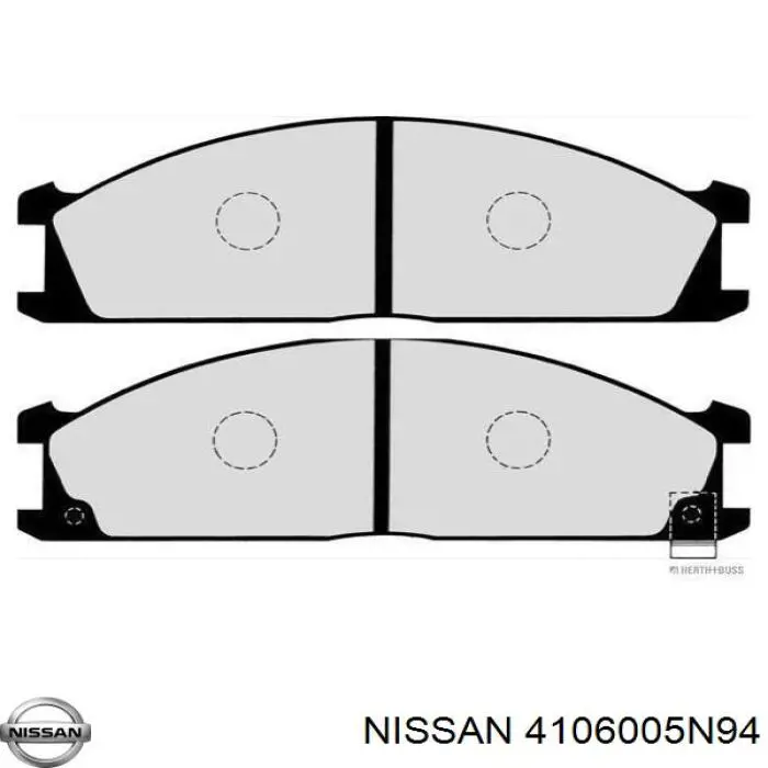 Pastillas de freno delanteras Nissan Terrano 1 WD21