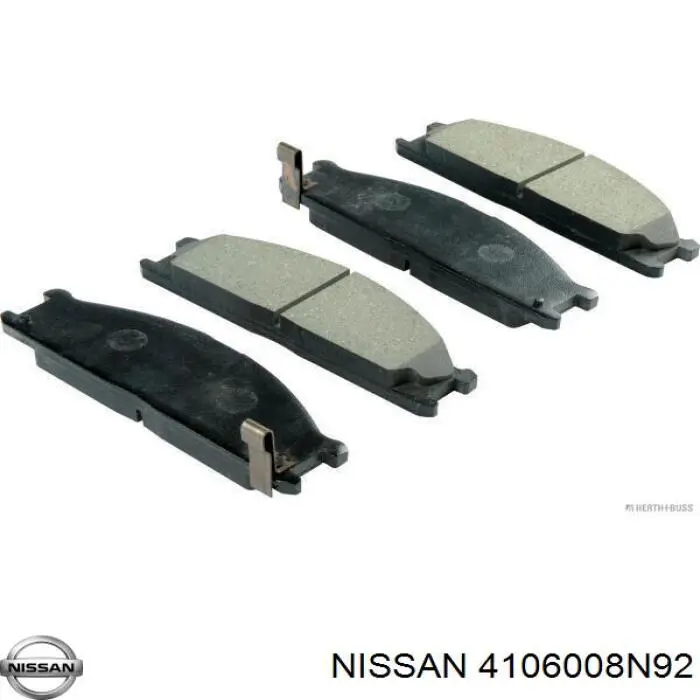Pastillas de freno delanteras Nissan Terrano 1 WD21