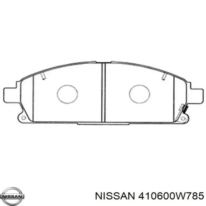 Pastillas freno delanteras Nissan/Infiniti 410600W785 precio, desde 25,75 EUR