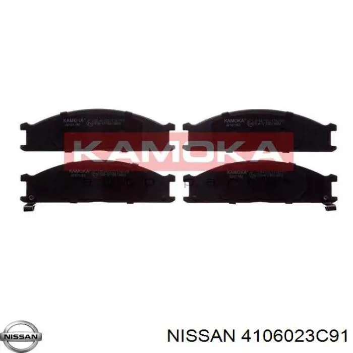 4106023C91 Nissan pastillas de freno delanteras