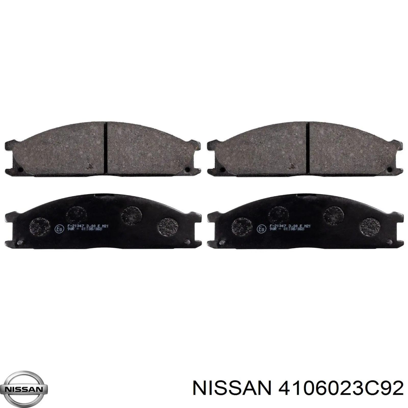 Comprar 4106023C92 Nissan/Infiniti Pastillas delanteras de freno