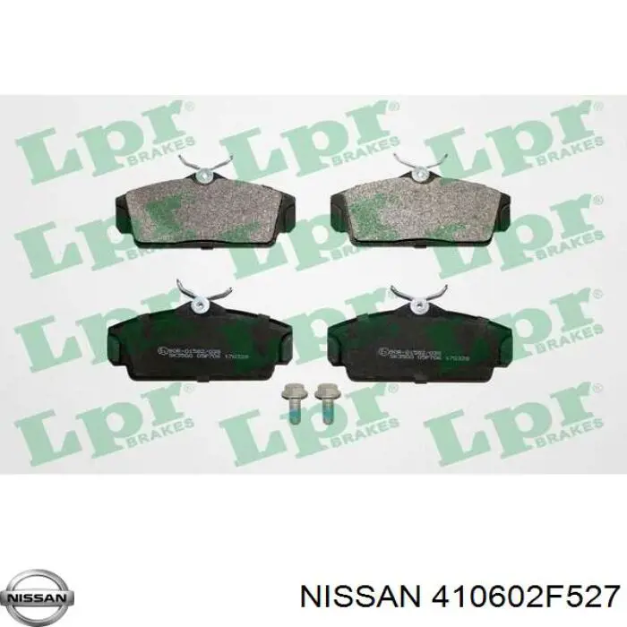 410602F527 Nissan pastillas de freno delanteras