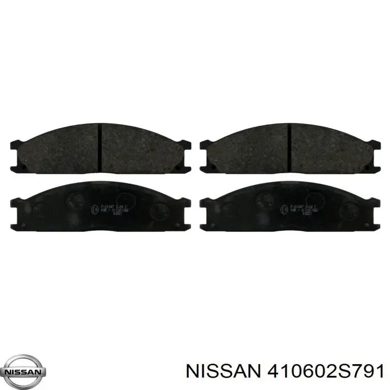 Pastillas de freno delanteras Nissan Terrano 1 WD21