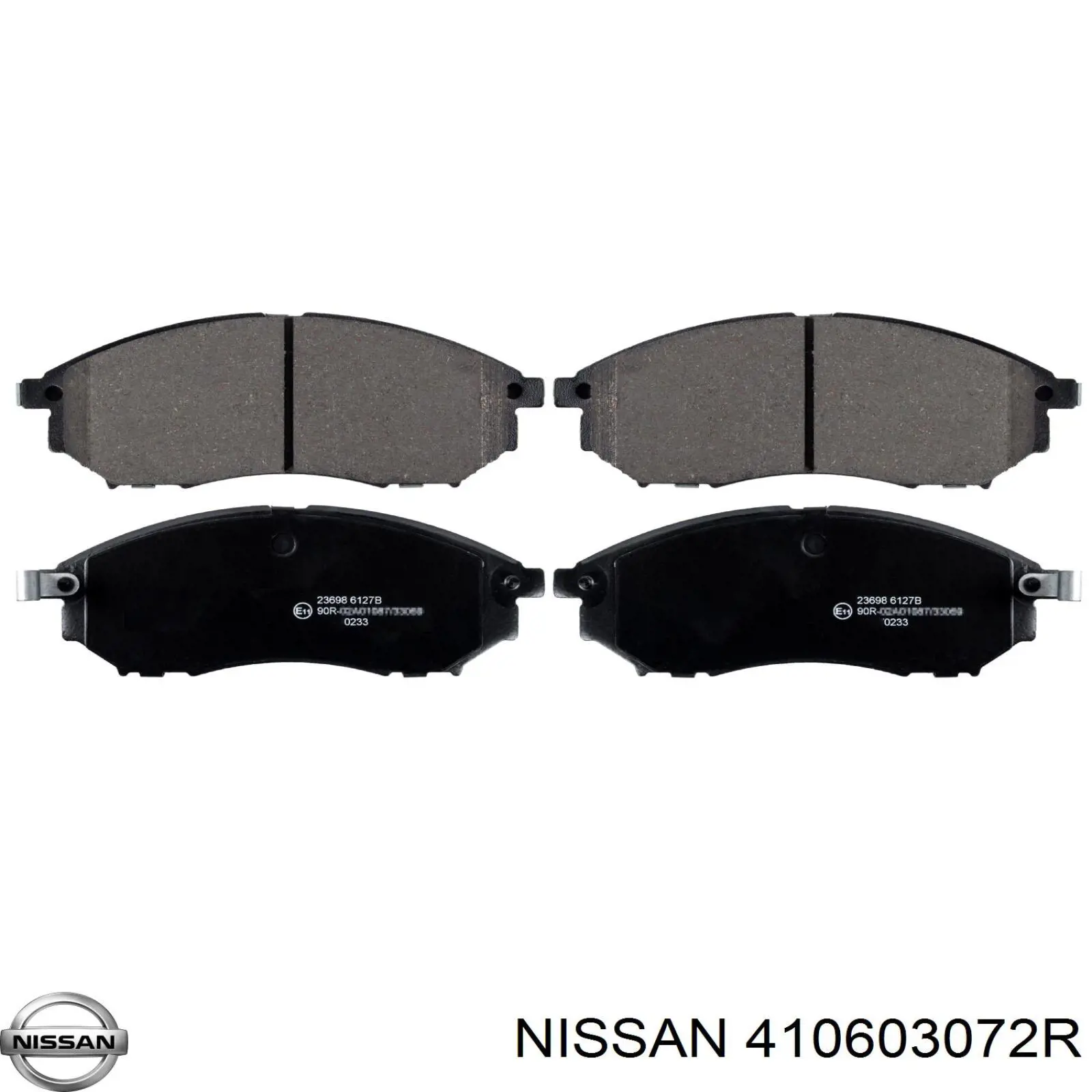 Pastillas de freno delanteras Nissan Navara D40M