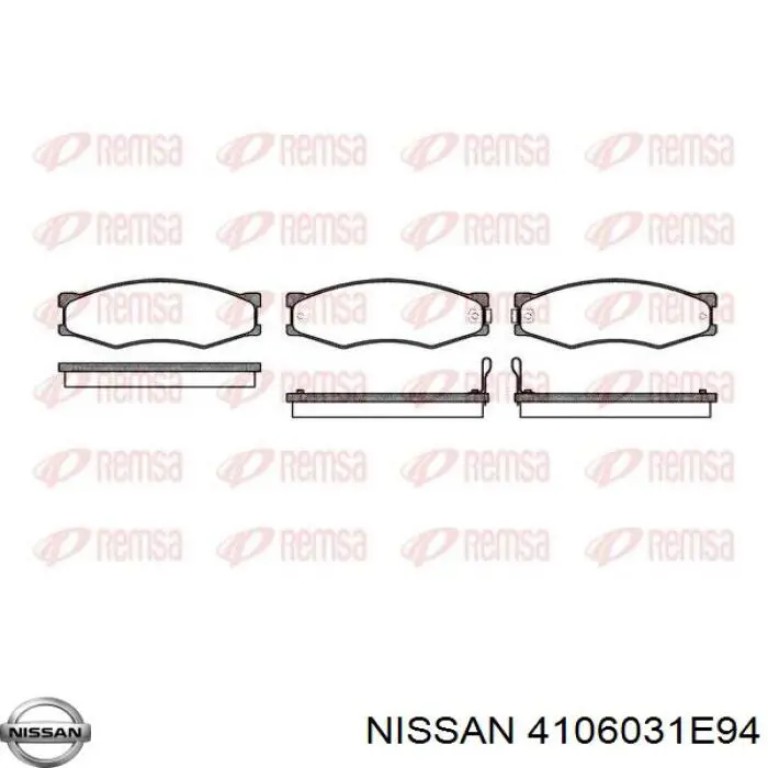 Pastillas de freno 4106031E94 Nissan/Infiniti