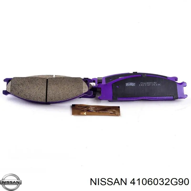 Pastillas de freno delanteras Nissan Terrano 1 WD21