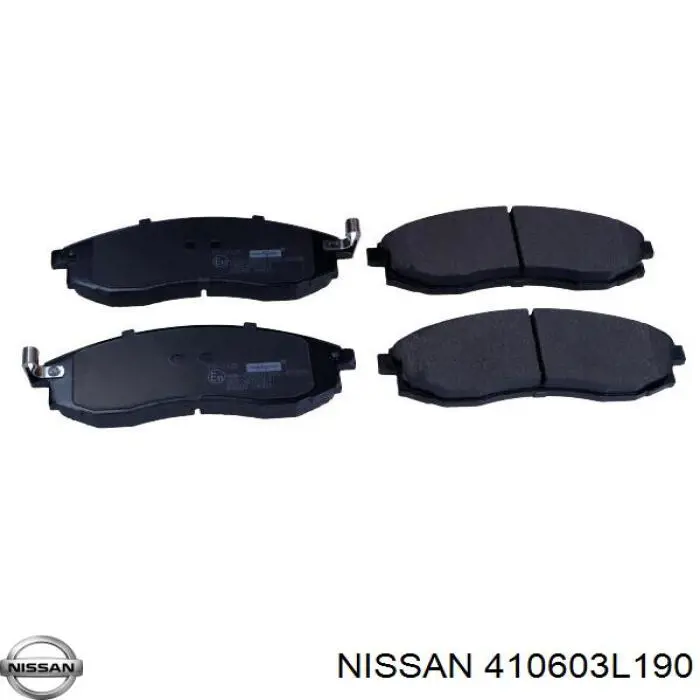 410603L190 Nissan pastillas de freno delanteras