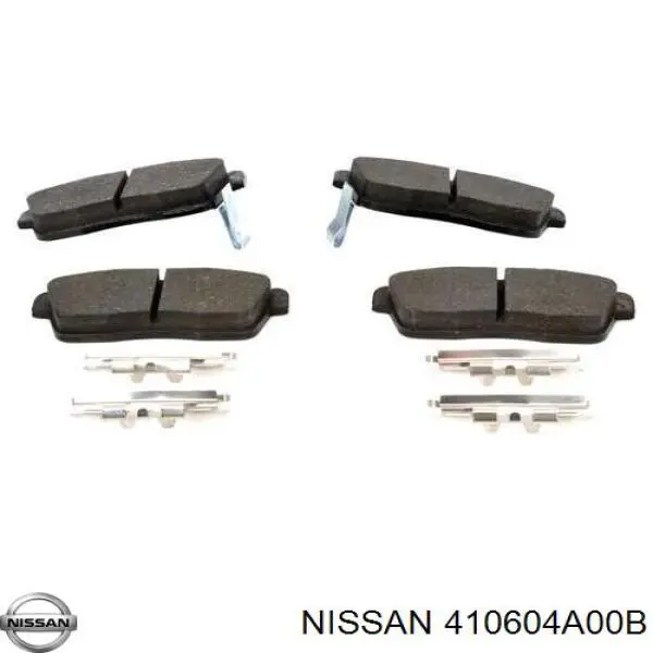 410604A00B Nissan pastillas de freno delanteras