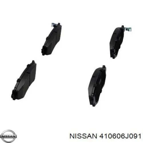 Comprar 410606J091 Nissan/Infiniti Pastillas delanteras de freno