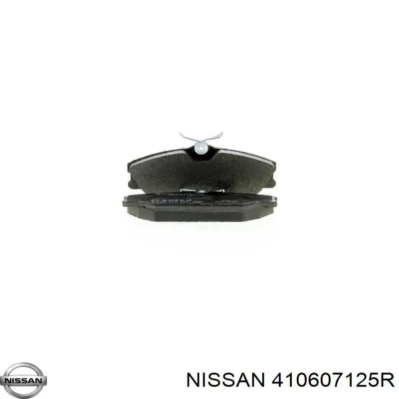 410607125R Nissan pastillas de freno delanteras