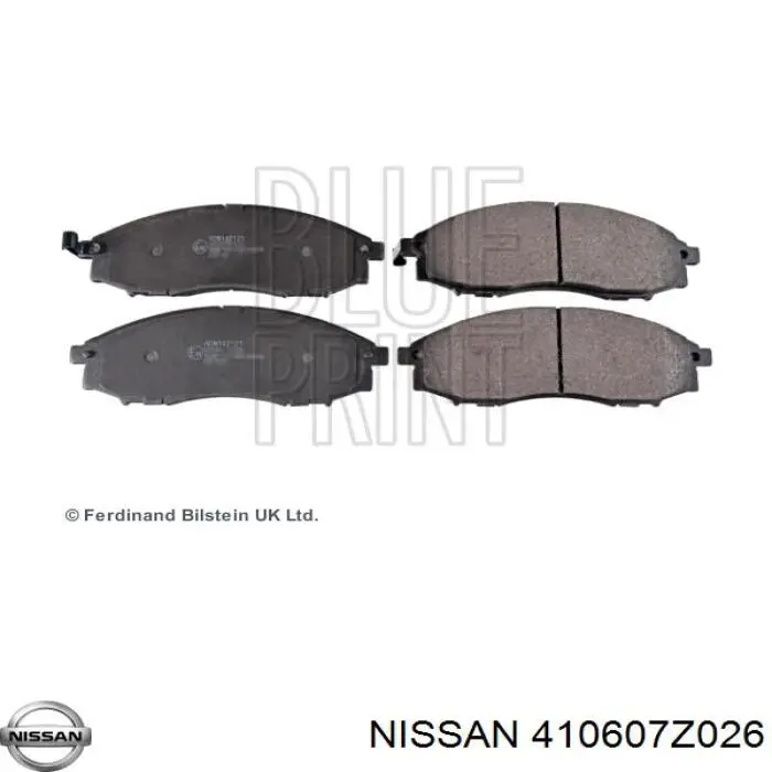 Pastillas freno delanteras Nissan/Infiniti 410607Z026 precio, desde 25,86 EUR