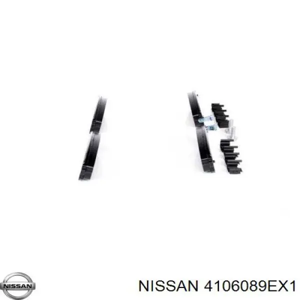4106089EX1 Nissan pastillas de freno delanteras