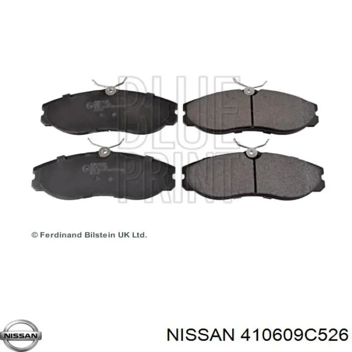 Comprar 410609C526 Nissan/Infiniti Pastillas delanteras de freno